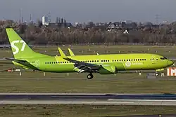 Boeing 737-800 der S7 Airlines in aktuellem Farbschema