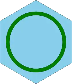Schnittgrafik einer Detektorzelle: _ Wasser mit einem Zusatz von Borsäure _ Führungsrohr aus Zirkalloy
