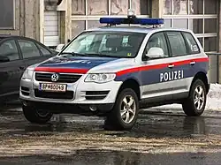 Streifenfahrzeug VW Touareg