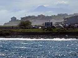 Palmarejo von Quebra Canela mit Blick auf die Insel Fogo