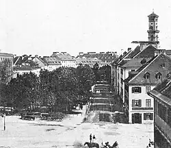 Sonnenstraße, circa 1870
