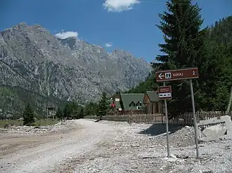 Südwand der Kollata aus Valbona gesehen