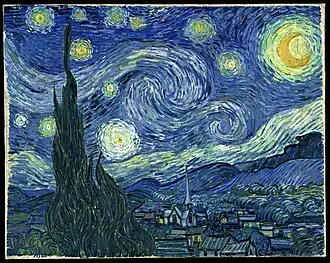 Vincent van Gogh: Sternennacht, (1889)