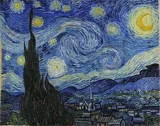 Vincent van Gogh, Sternennacht, 1889