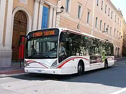 Biodiesel-betriebener Stadtbus in Monaco