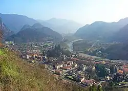 Blick vom Sacro Monte auf Varallo