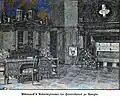 Bismarcks Arbeitszimmer, Eingangshalle links, mit Fenster zum Hof[2]
