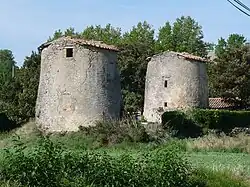 Reste von Windmühlen