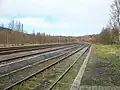 Gleise in Richtung Annaberg-Buchholz (2017)
