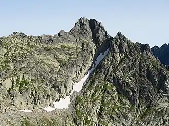 Velický štít vom Süden