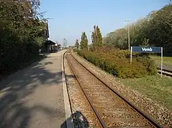 Der Bahnhof von Vemb