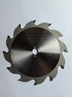 Verbund-Kreissägeblatt, 140 × 2,4 × 12,7 Z 12, n max 16300