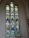 Madonna mit Christophorus und Johannes Baptist (Nordostfenster)