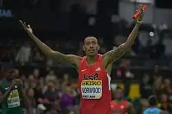 Vernon Norwood Rang sechs in 45,07 s