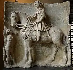 Sankt Martin (1436) – Steinrelief eines toskanischen Meisters