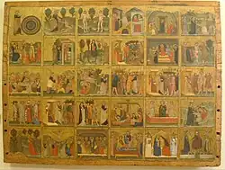 Biblische Geschichte (Mitte des 14. Jahrh.) – Tafelbild eines Veroneser Künstlers