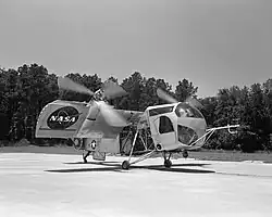 Boeing-Vertol VZ-2 1960 nach der Übernahme durch die NASA