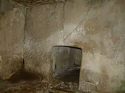 Blick in die Seitenkammer