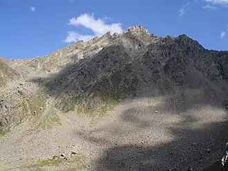 Die Vesulspitze von Westen