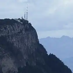Gipfel des Penegal von der Straße zum Mendelpass
