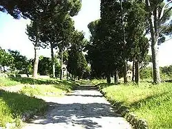 Via Appia südlich der Porta San Sebastiano (Rom)