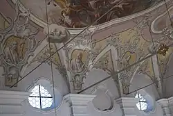 Rocaillekartuschen mit Apostel