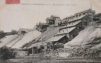 Die Erzwäsche des Bergwerks