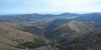 Blick vom Gipfel nach OSO