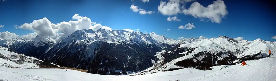 Blick vom Rastkogel nach Hintertux