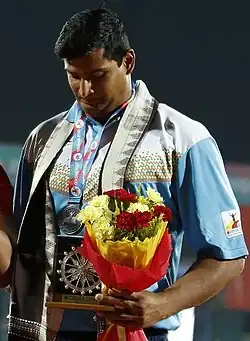 Vikas Gowda belegte im Finale Rang neun