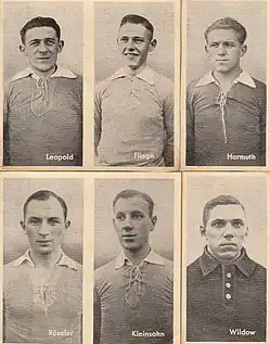 Spieler von Viktoria Forst 1931/32.