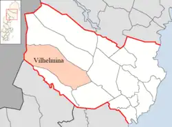 Lage der Gemeinde Vilhelmina