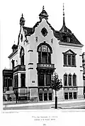 Villa Fritzsche, Karl Tauchnitzerstraße 37 (alt 55), Entwurf Max Pommer (1898)