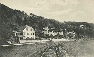 Sommerfrische-Villen in Rosenburg am Kamp, Niederösterreich, um 1910
