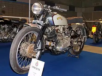 Eine Vincent Greyflash 500cc von 1949