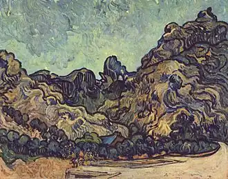 Hügel bei Saint-Rémy von Vincent van Gogh