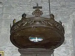 Schalldeckel mit Heiliggeisttaube