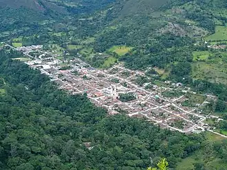 San Andrés von oben