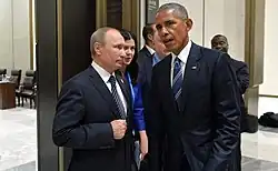 Begegnung von Wladimir Putin und Barack Obama „on the sidelines“ – G20-Gipfel 2016