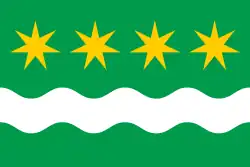 Flagge des Ortes Winsum