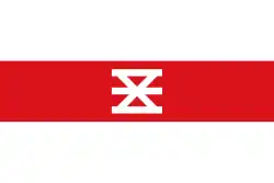 Flagge der Gemeinde Enschede