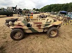 Volkswagen Typ 166 Schwimmwagen, Halbschalen ohne Bezüge