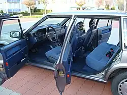 Innenraum eines Volvo 740