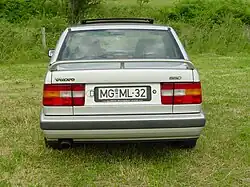 Volvo 850 GLE Limousine (1994; DE) Heckansicht