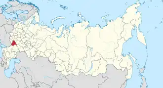 Lage innerhalb Russlands