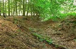 Der Graben um die Kirche