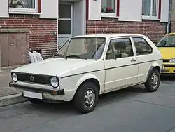 VW Golf, 1974, basierend auf einem Giugiaro-Entwurf