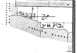 … in der Lady Arbuthnot-Kammer (nach Vyse und Perring 1840)