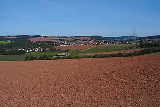 Blick von dem Wünschberg gen Norden.