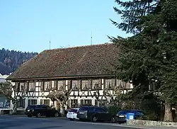 Gasthof «Rössli», erbaut um 1640, Foto aufgenommen am 26. November 2011